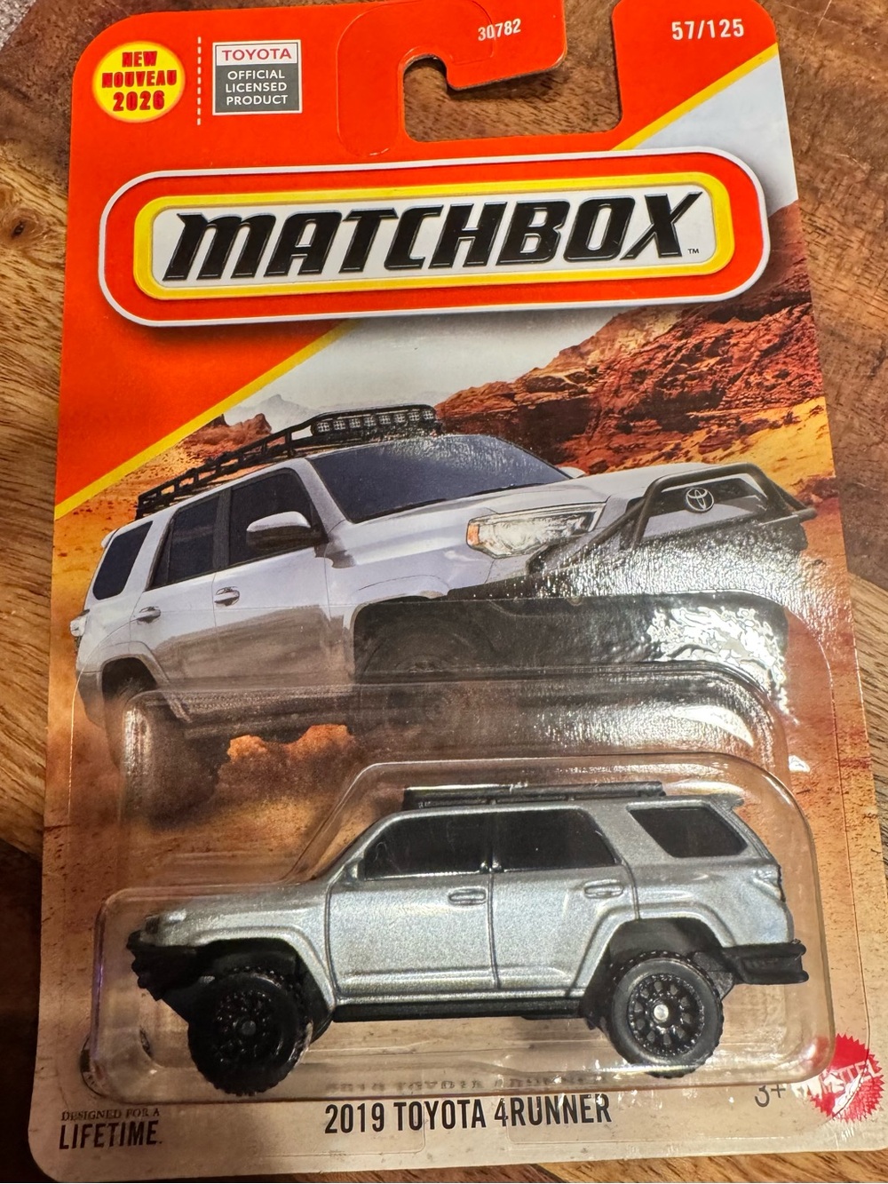 Matchbox 2019 Toyota 4Runner Die-Cast SUV Toy – Silver